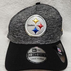 New Era 39Thirty Pittsburgh Steelers Stretchfit Hat - New